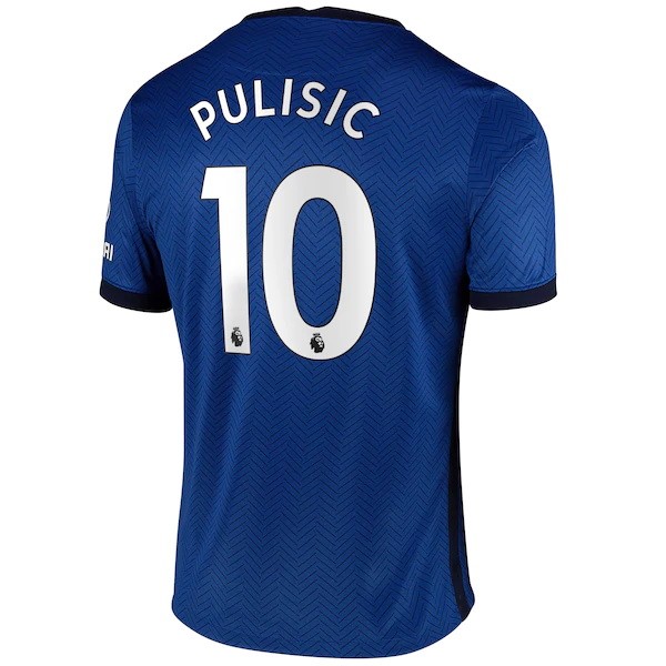 Camiseta Chelsea NO.10 Pulisic Primera equipo 2020-2021 Azul